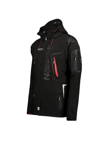 Geographical Norway Softshelljacke in Schwarz