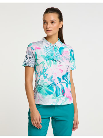 Joy Sportswear Polo EDDA in tropical green print