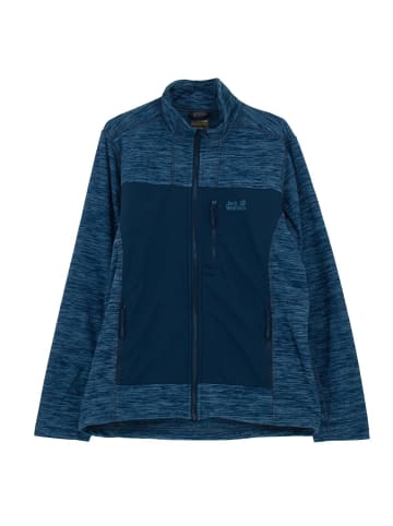 Jack Wolfskin Jacke Overlay Hiking Softshell in Blau