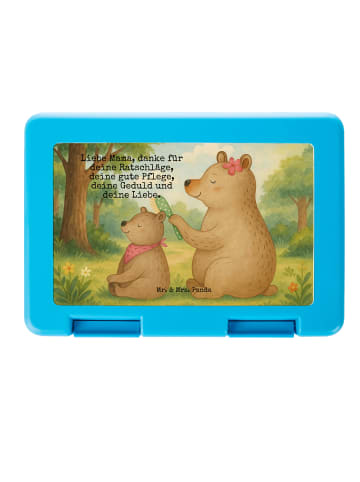 Mr. & Mrs. Panda Brotzeitbox Bär Kind Design mit Spruch in Weiß