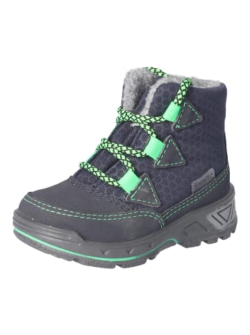 PEPINO Lauflern Schnürstiefel Warmfutter Winterboot in blau