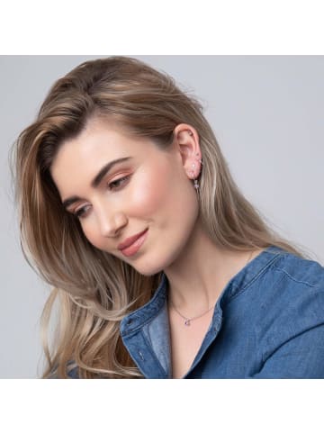 Lucardi 925 Silber Ohrringe "Monat September"