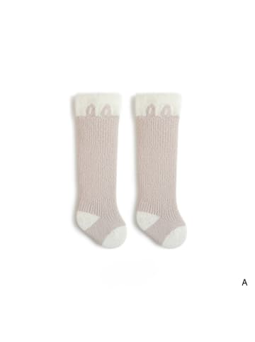 MUNADUNA 5er-Set 'Ohren' Baby-Hochsocken