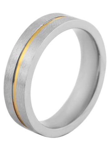 Adeliás Unisex Ring aus Edelstahl in silber