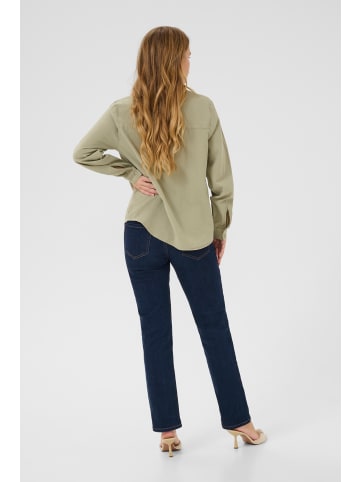 Kaffe Langarm - Hemd KAnaya Regular fit in Seagrass