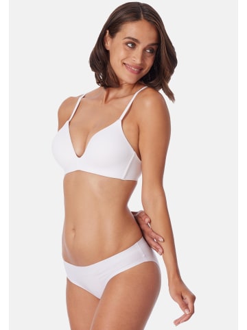 Schiesser Slip Invisible Cotton in Weiß / beige