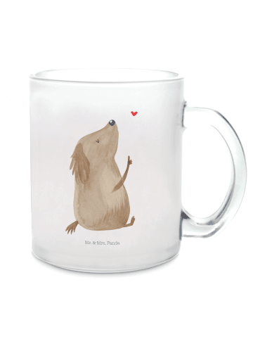 Mr. & Mrs. Panda Häferl Hund Liebe ohne Spruch in Transparent