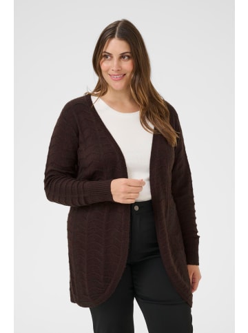 KAFFE curve Strickjacke KCemana Regular fit in Black Coffee