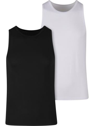 Urban Classics Urban Classics Bamboo Basic Tank Top 2-Pack in black+white