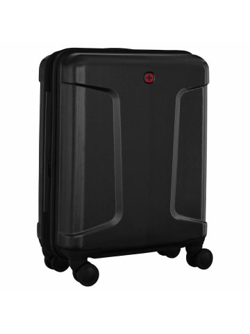 Wenger Legacy - 4-Rollen-Kabinentrolley 54 cm erw. (black) in schwarz