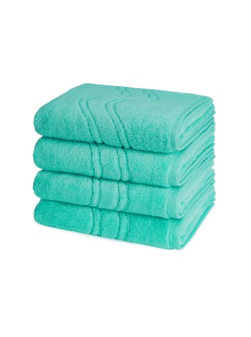 Ross 4 X Handtuch - im Set Cashmere feeling in Bleached Aqua