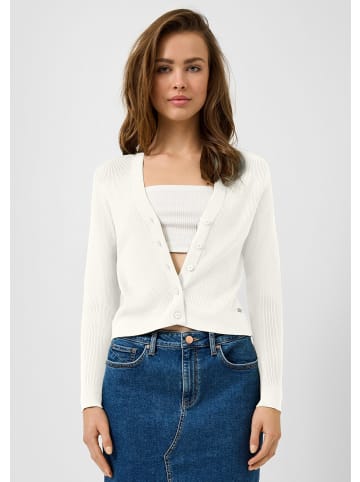 QS Strickjacke in 0200_ecru