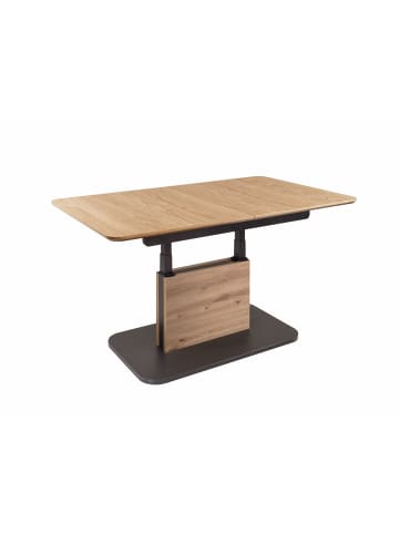 58 aufm Kessel COUCHTISCH höhenverstellbar und ausziehbar Circe 120x54x70 Wildeiche