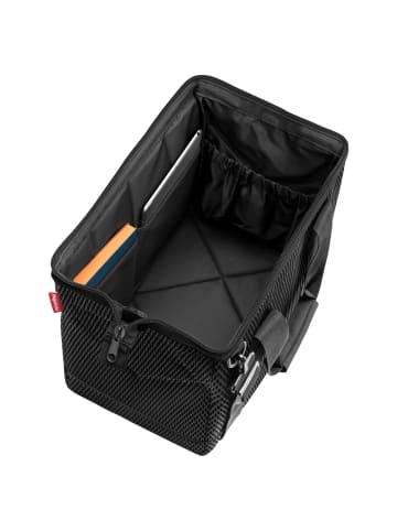 Reisenthel travelling allrounder M - Reisetasche 40 cm (smiley grey) in mesh black