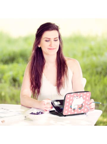 Mr. & Mrs. Panda Etui Einhorn Stolzieren ohne Spruch in Rot Pastell