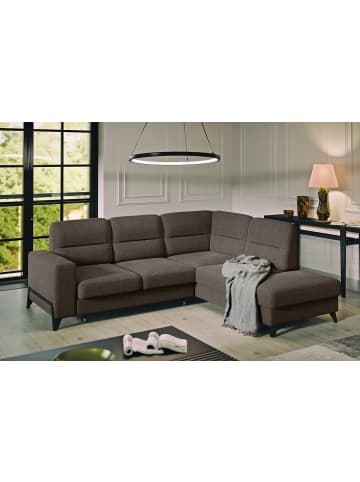 MF Design Cassada Recamiere Rechts in Braun -  (L) 237 x (B) 277 x (H) 100 cm