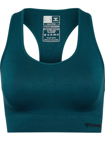 Hummel Sport-BH "Tif Seamless Sports Top" in Blau