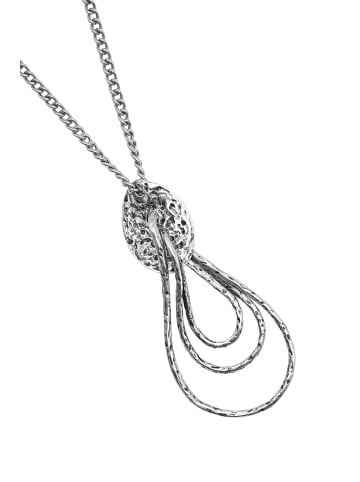 collezione alessandro Lange Kette " Gocce " in altsilber