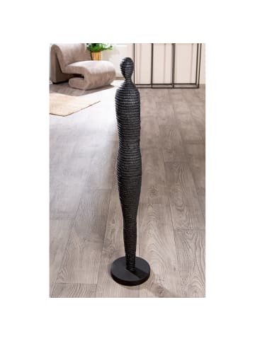 GILDE Skulptur Lorient schwarz - (H) 109 cm