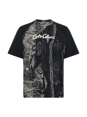 Carlo Colucci T-Shirt Eschfaller in Schwarz