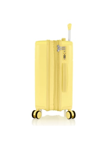 Heys Pastel 4 Rollen Kabinentrolley S 53 cm mit Dehnfalte yellow