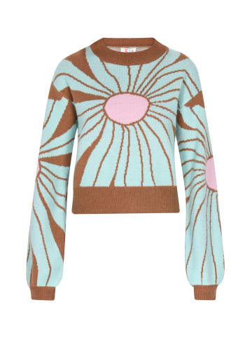 IZIA Pullover in Braun Aqua