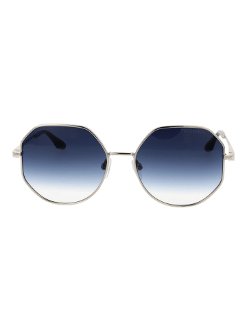Trussardi Unisex Sonnenbrillen Rechteck Silber