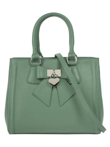 Cluty Handtasche Solcuore echt Leder in grün