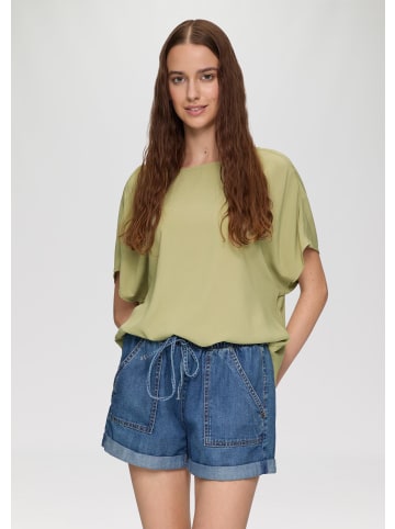 QS Bluse in 7282_olivgrün