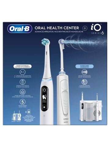 Oral-B Munddusche "OxyJet + iO 6" in Weiß