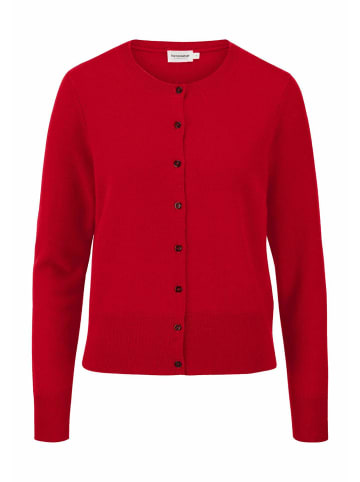 Hessnatur Strickjacke in winterrot