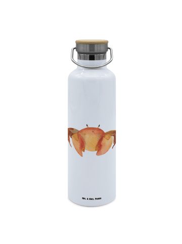 Mr. & Mrs. Panda Thermo-Trinkflasche Sternzeichen Krebs ohne Spruch in Weiß