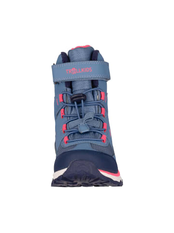 Trollkids Winterboots Hafjell XT in blue shadow