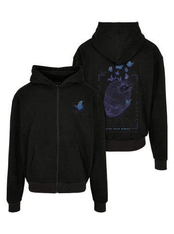 Mister Tee Zip-Kapuzenpullover in black