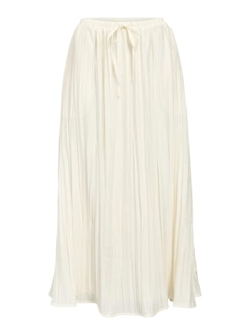 Object Plissierter Midi Rock mit hohem Bund in Sandshell