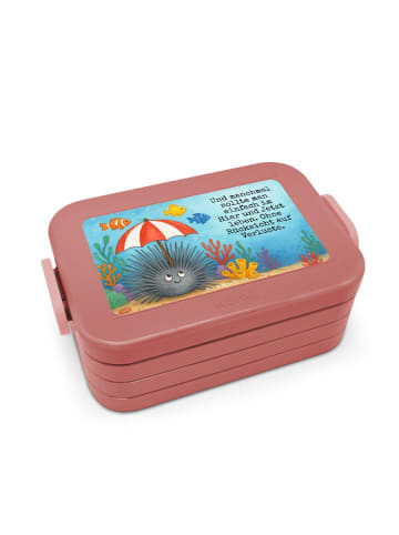 Mr. & Mrs. Panda MEPAL Bentobox Seeigel Design mit Spruch in Rot Pastell