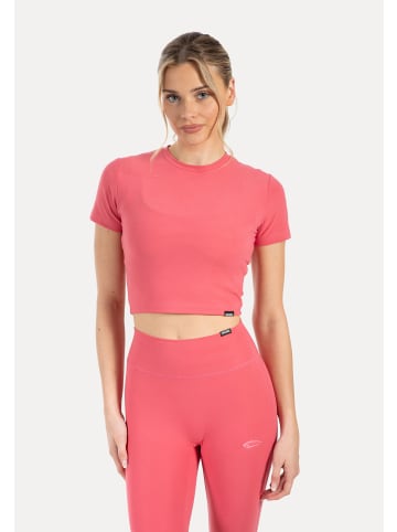 SMILODOX Crop Shirt Kenna in Pink