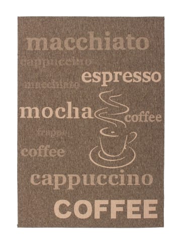 Kayoom Teppich Sweden in kaffee - rechteckig