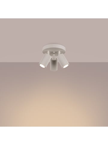 Nice Lamps Plafond GLEAM 3P beige H 18 cm