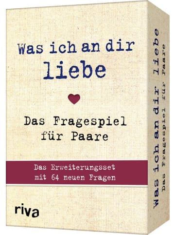 riva Was ich an dir liebe - Das Fragespiel für Paare 2 | Noch mehr tiefgründige...