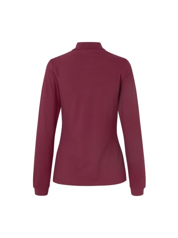 IDENTITY Polo Shirt stretch in Bordeaux