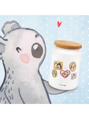 Mr. & Mrs. Panda behälter Igel Familie ohne Spruch in Weiß