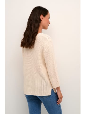 Kaffe Strickpullover KAmerian Oversize fit in Turtledove