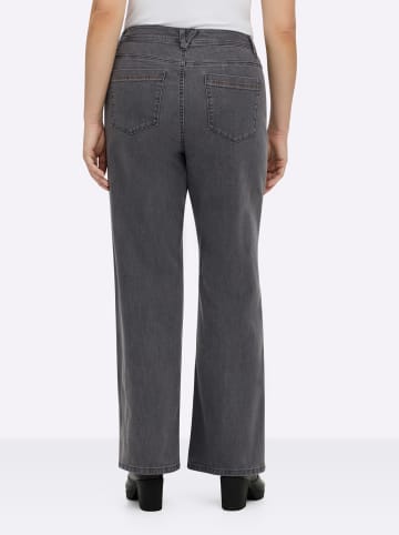 sheego Jeans in anthrazit-grey-denim