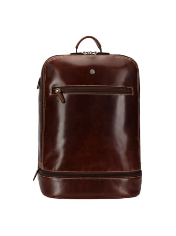 Jekyll & Hide Oxford Daypack Leder 45 cm Laptopfach mocha