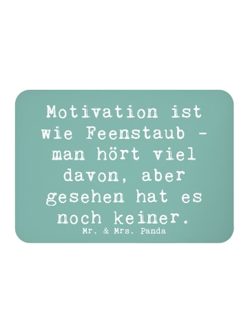 Mr. & Mrs. Panda magnet Spruch Magische Motivation mit Spruch in Meeresbrise