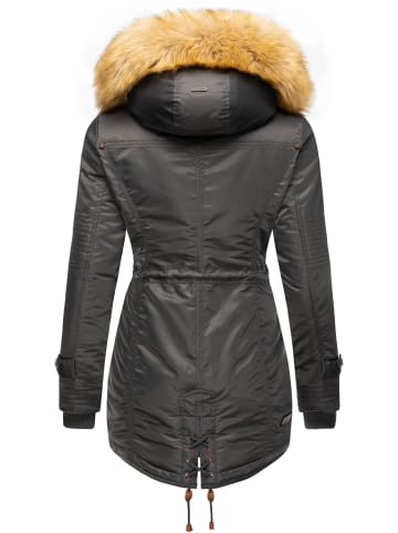 Navahoo Wintermantel La Viva in Anthrazit