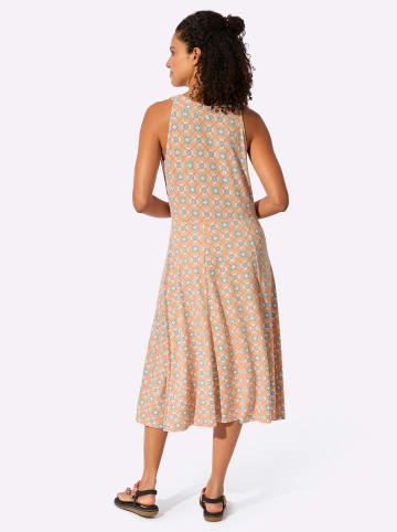 WITT WEIDEN Jerseykleid in apricot-aquamarin-bedruckt