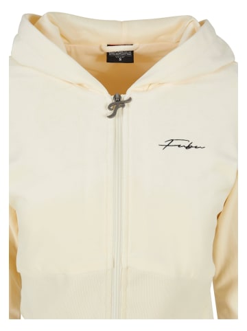 FUBU Zip-Kapuzenpullover in offwhite