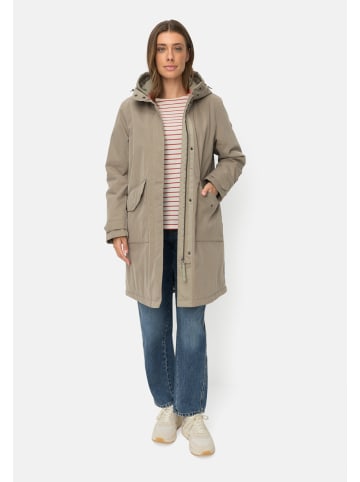 Camel Active Wasserabweisender Parka mit 2-Wege Reißverschluss in Beige